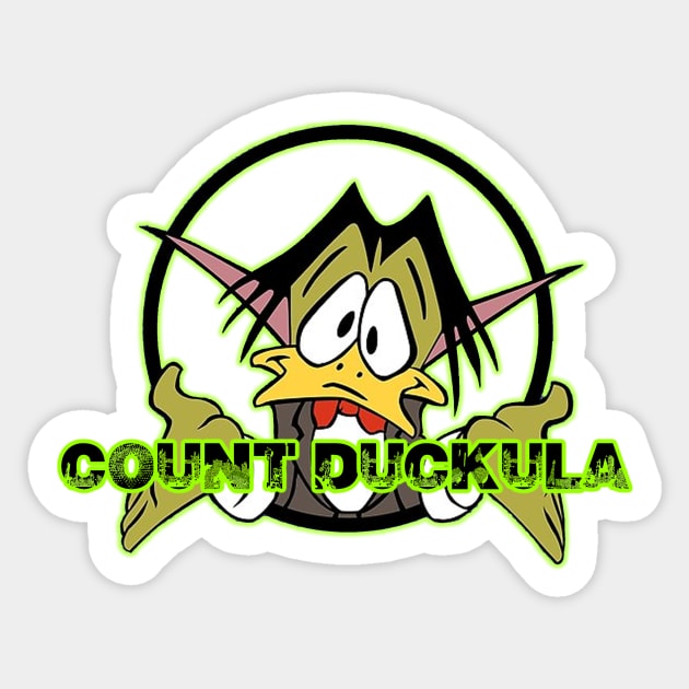 Count Duckula Classic Sticker by Specialstace83